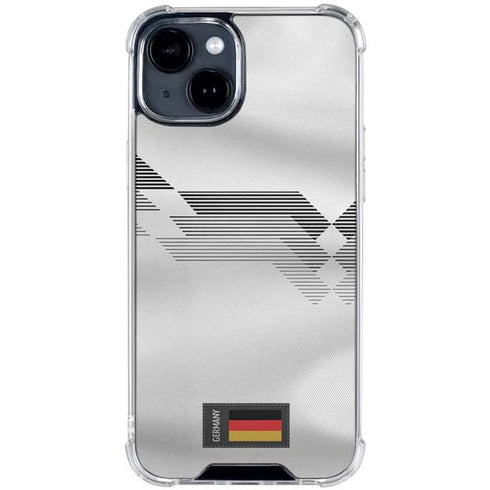 Germany Soccer Flag iPhone 15 Clear Case